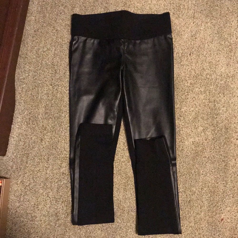 Faux Leather Pants